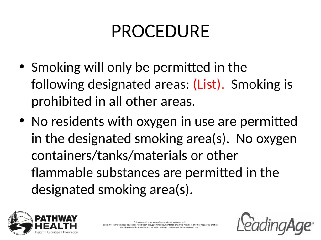 Smoking OBJECTIVES Participants will: Review the - slide 12 of 29