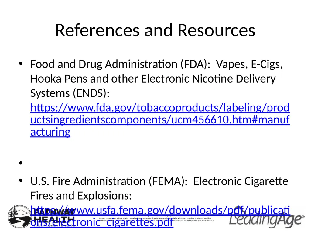 Smoking OBJECTIVES Participants will: Review the - slide 29 of 29