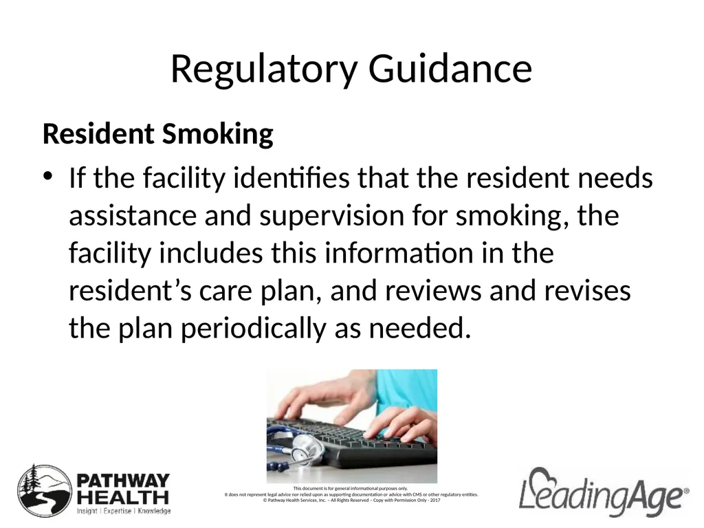Smoking OBJECTIVES Participants will: Review the - slide 6 of 29