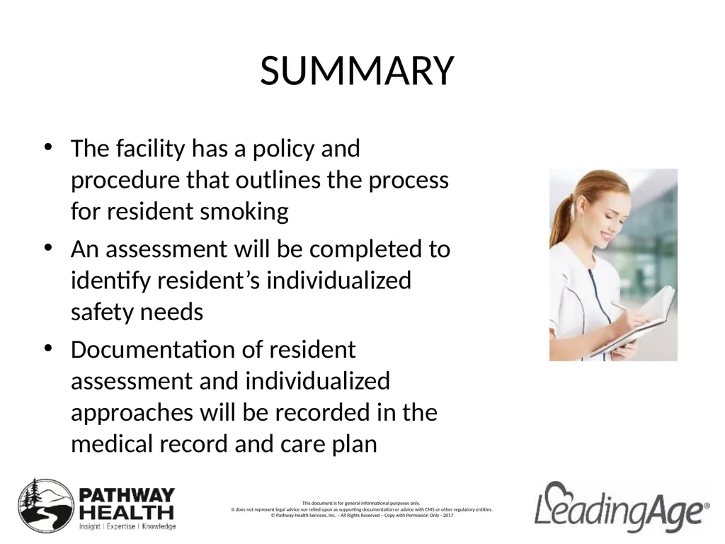 Smoking OBJECTIVES Participants will: Review the - slide 24 of 29