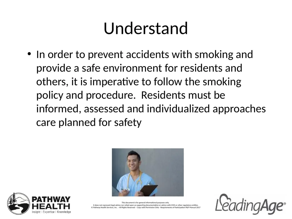 Smoking OBJECTIVES Participants will: Review the - slide 20 of 29