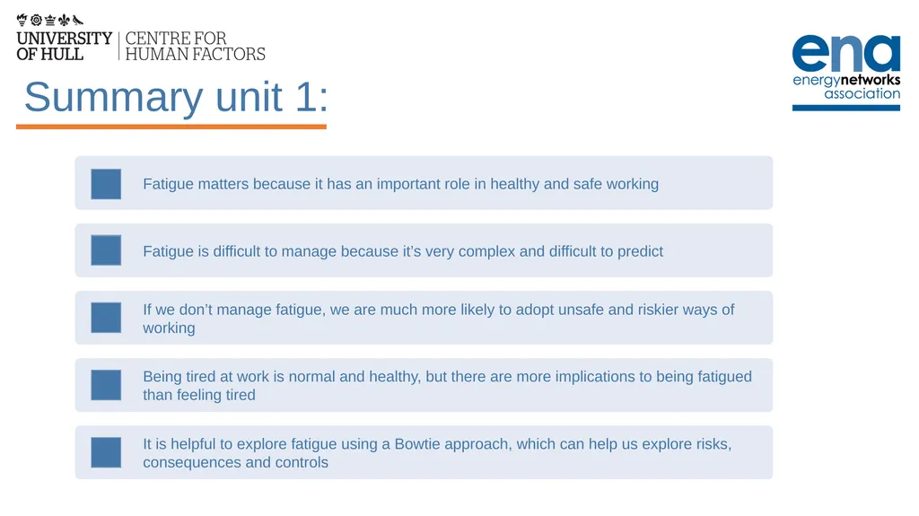This course constitutes a series of five training - slide 16 of 18