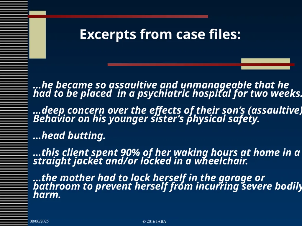© 2016 Institute for Applied Behavior Analysis, - slide 20 of 91
