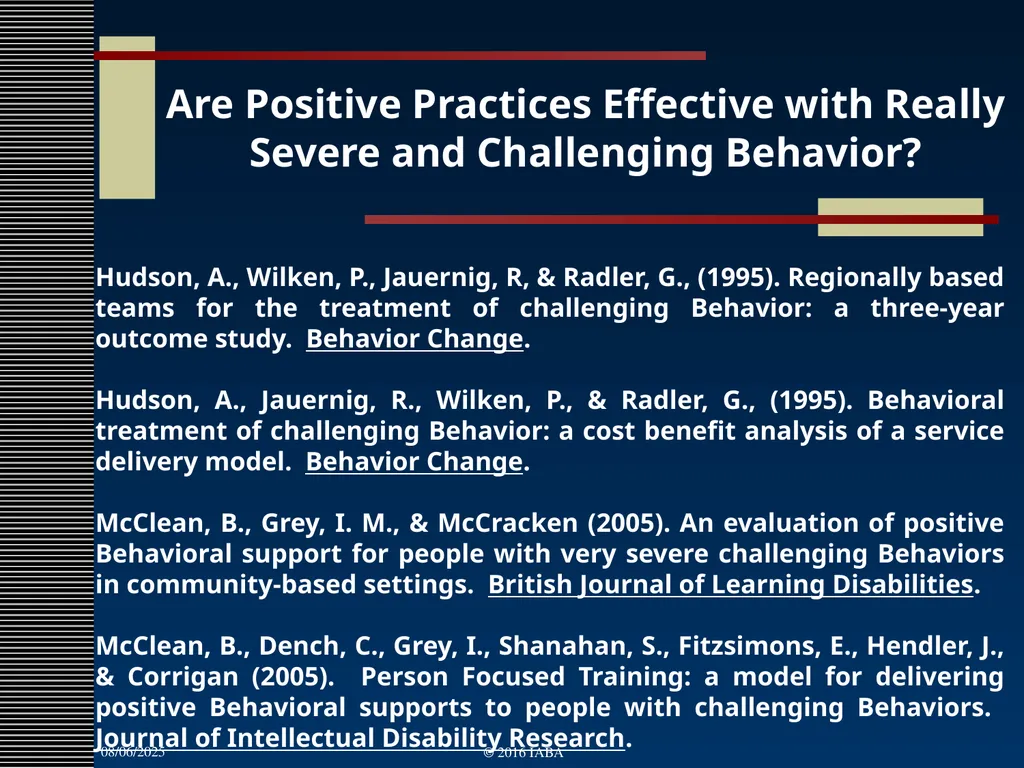 © 2016 Institute for Applied Behavior Analysis, - slide 28 of 91