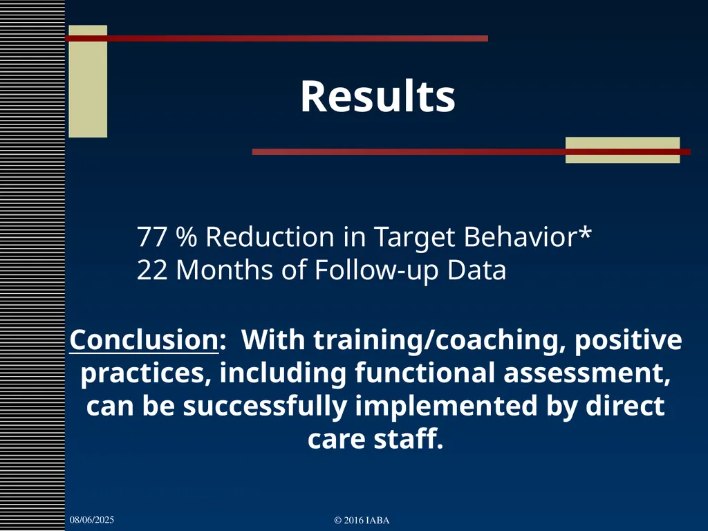 © 2016 Institute for Applied Behavior Analysis, - slide 30 of 91