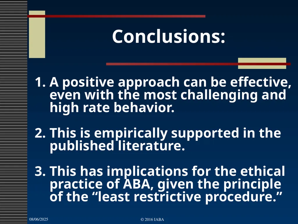 © 2016 Institute for Applied Behavior Analysis, - slide 37 of 91