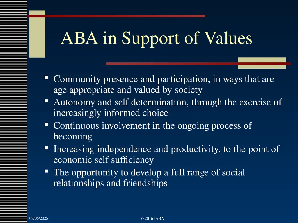 © 2016 Institute for Applied Behavior Analysis, - slide 5 of 91