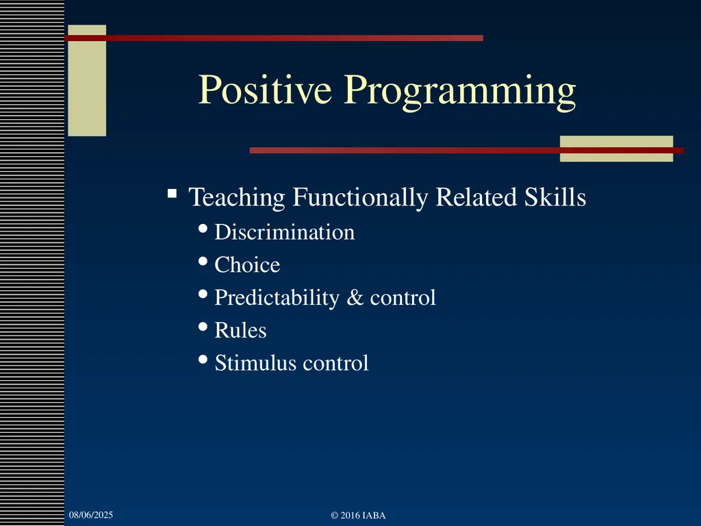 © 2016 Institute for Applied Behavior Analysis, - slide 61 of 91