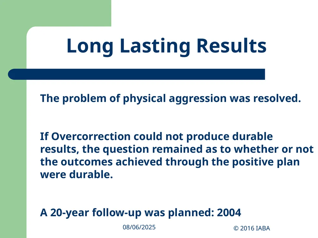 © 2016 Institute for Applied Behavior Analysis, - slide 63 of 91