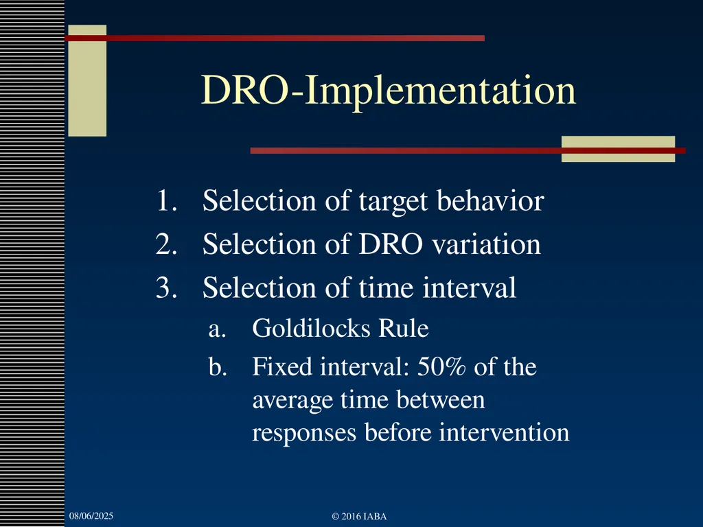 © 2016 Institute for Applied Behavior Analysis, - slide 75 of 91