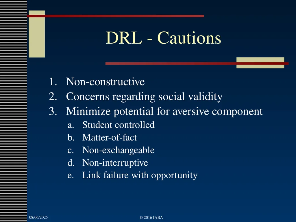 © 2016 Institute for Applied Behavior Analysis, - slide 84 of 91