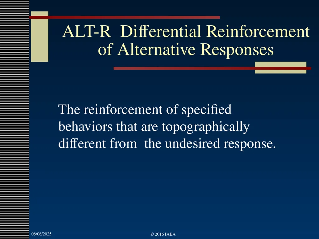 © 2016 Institute for Applied Behavior Analysis, - slide 85 of 91
