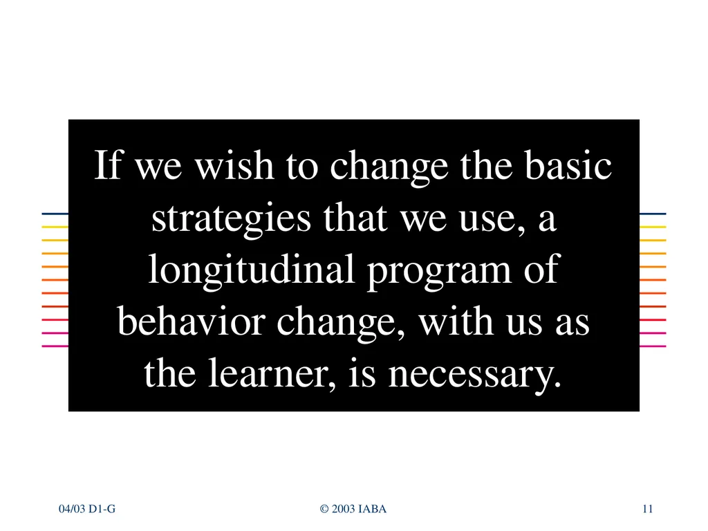 © 2016 Institute for Applied Behavior Analysis, - slide 11 of 91