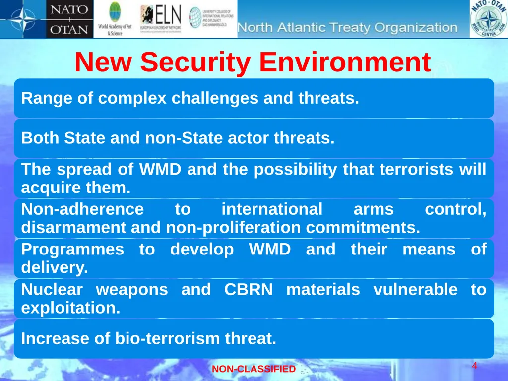 “International Conference on Nuclear Threats and - slide 4 of 26