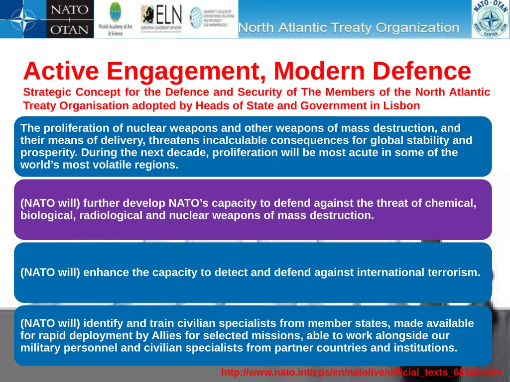 “International Conference on Nuclear Threats and - slide 6 of 26