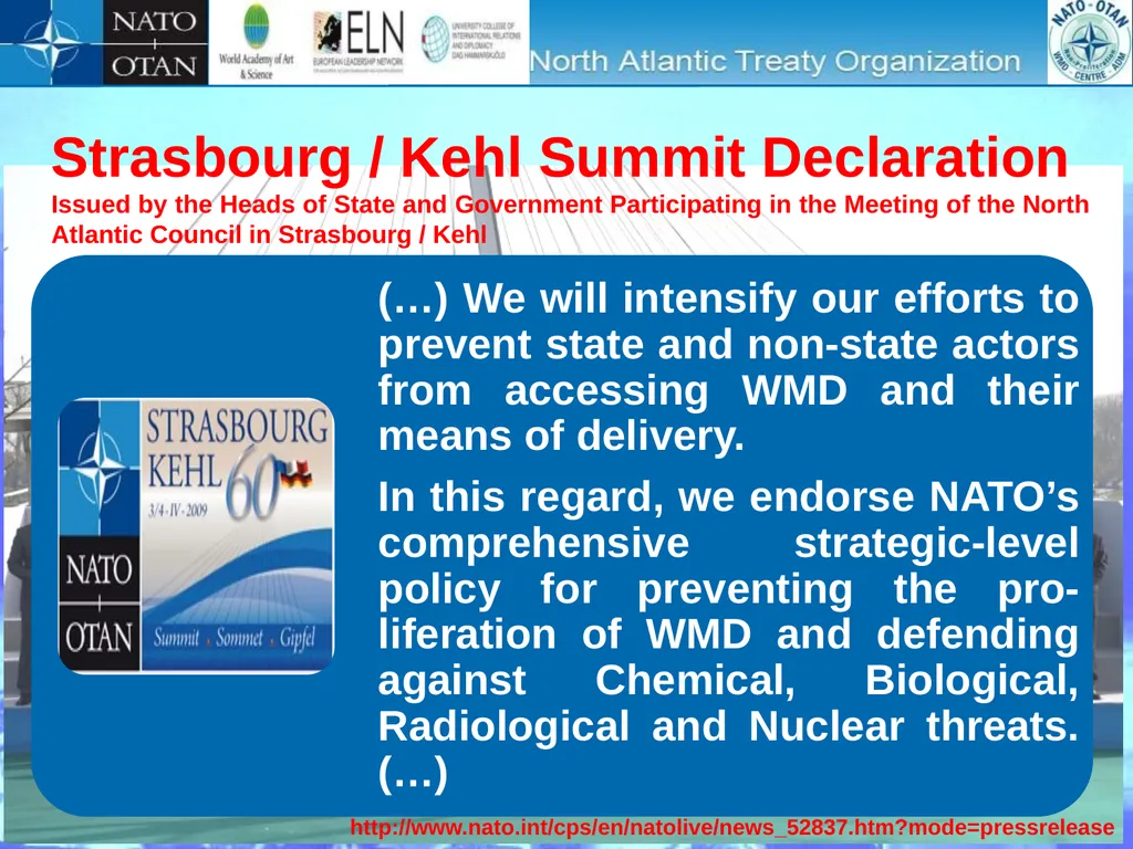 “International Conference on Nuclear Threats and - slide 11 of 26