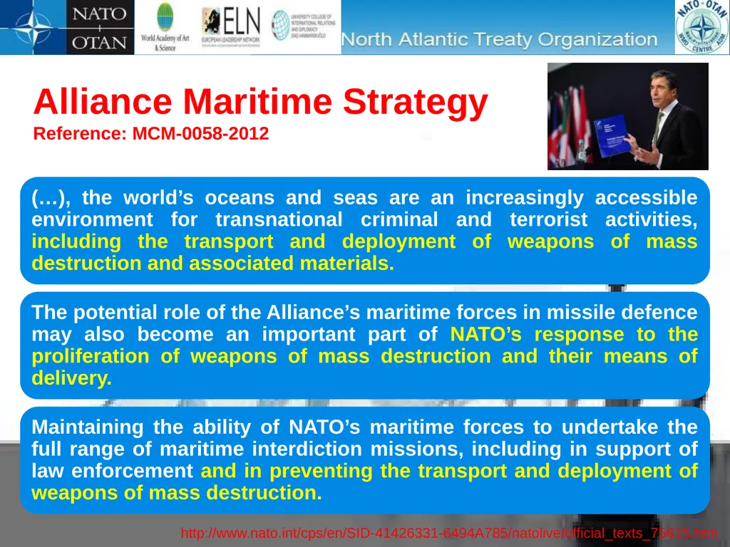 “International Conference on Nuclear Threats and - slide 8 of 26