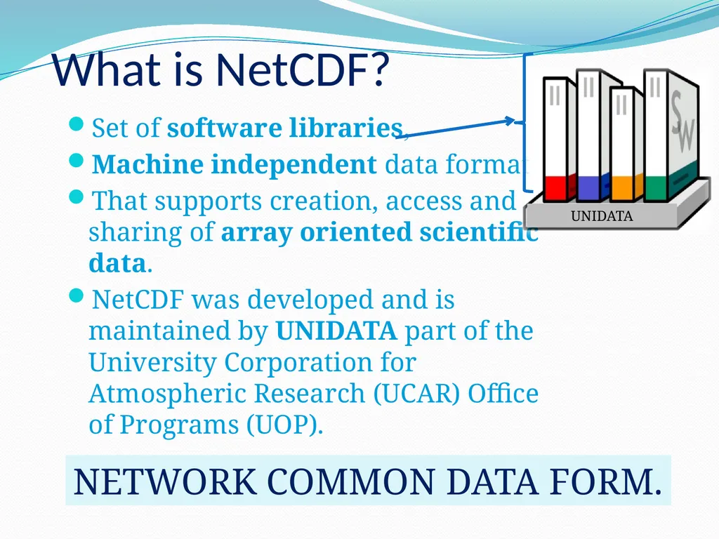 Reading NetCDF Files in Matlab and analyzing the - slide 2 of 20