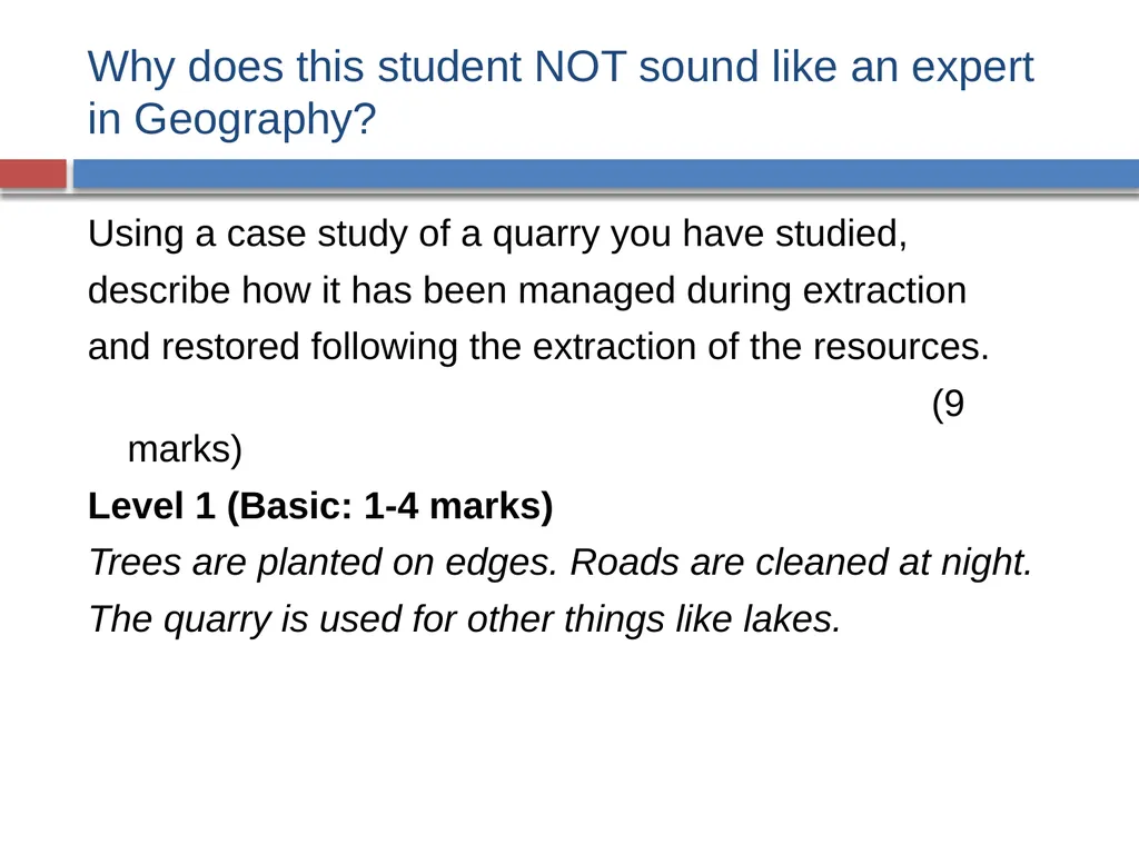 GRAMMAR FOR WRITING ACROSS THE CURRICULUM: - slide 9 of 29