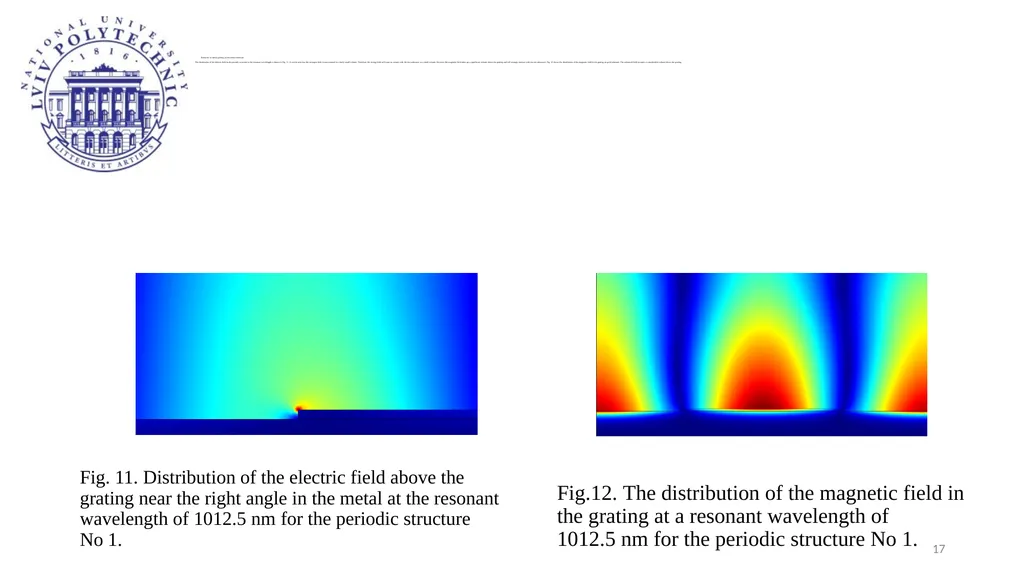 Resonance phenomena in the grating and possible - slide 17 of 20