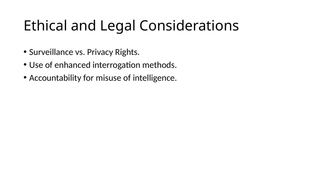 Counterterrorism Intelligence Key Concepts, - slide 9 of 10