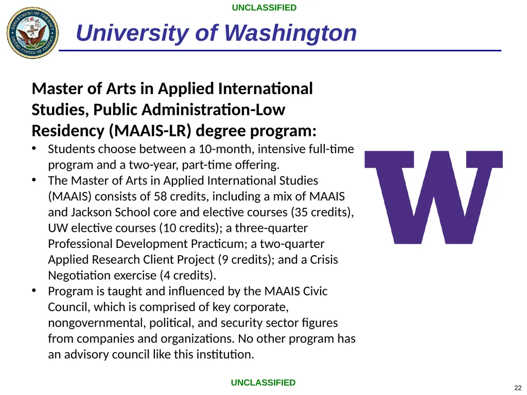Low-residency Graduate Education Program Office of - slide 22 of 26
