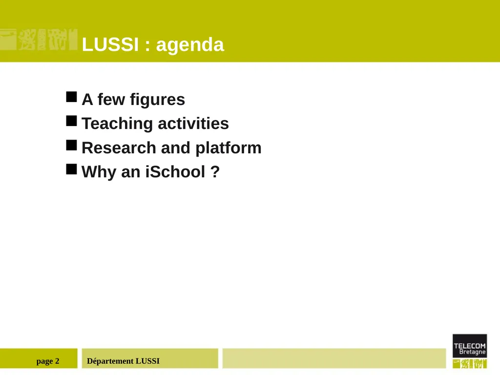 Département LUSSI (Logiques des Usages, Sciences - slide 2 of 13
