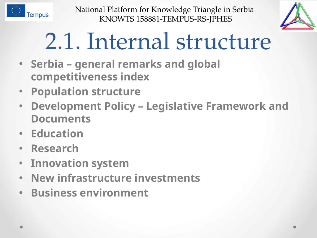 National Platform for Knowledge Triangle in Serbia - slide 8 of 36