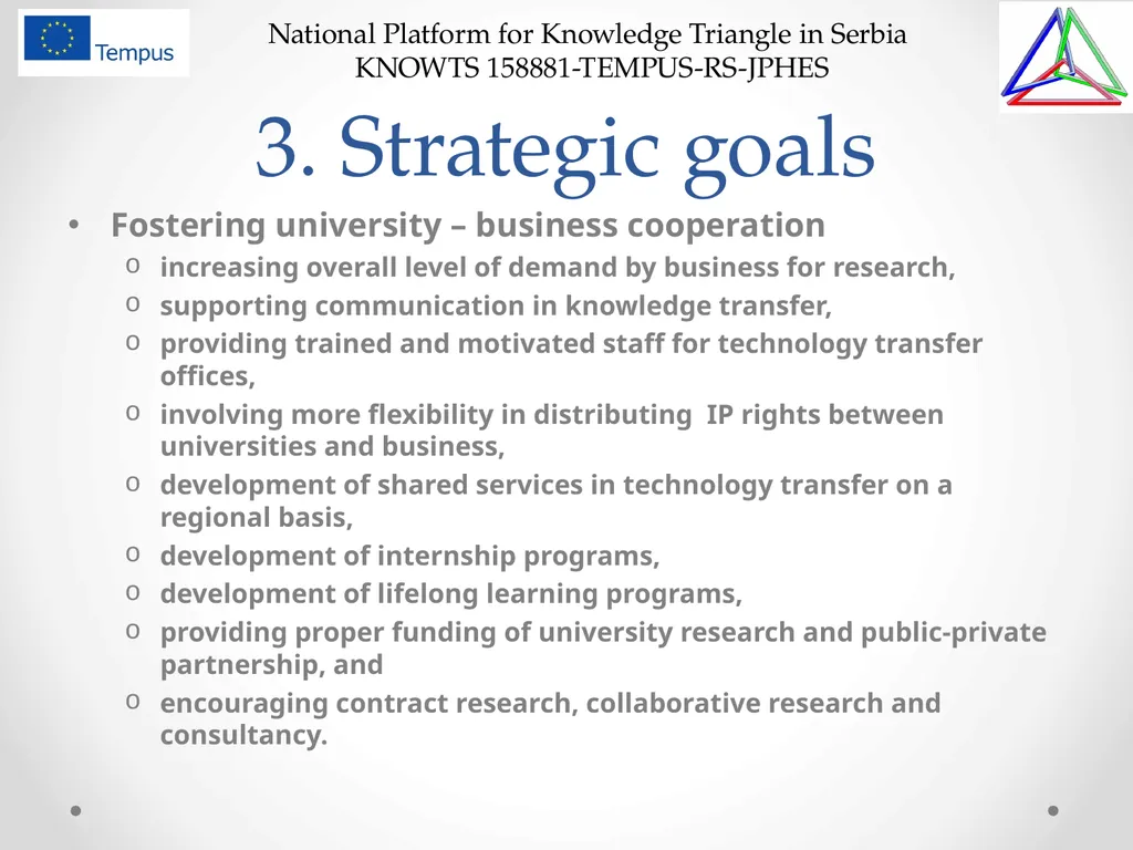 National Platform for Knowledge Triangle in Serbia - slide 19 of 36