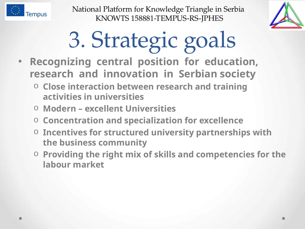 National Platform for Knowledge Triangle in Serbia - slide 20 of 36