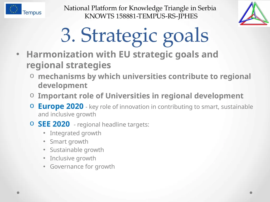 National Platform for Knowledge Triangle in Serbia - slide 21 of 36