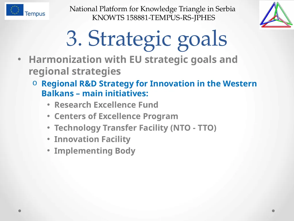 National Platform for Knowledge Triangle in Serbia - slide 22 of 36