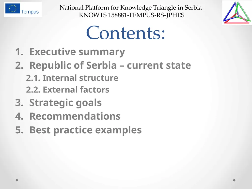National Platform for Knowledge Triangle in Serbia - slide 7 of 36