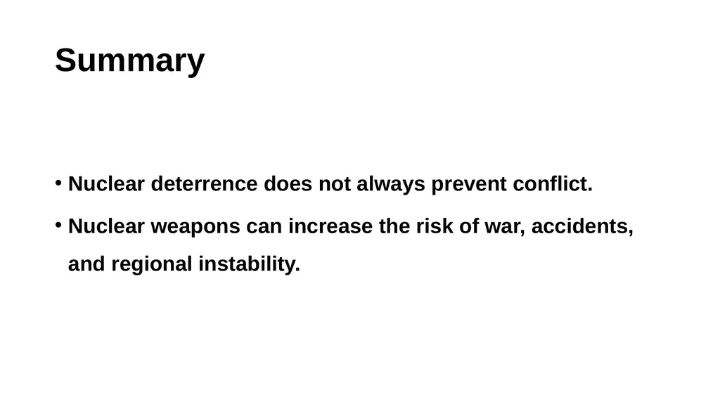 Nuclear Deterrence and Israel’s Nuclear Weapons - slide 8 of 9