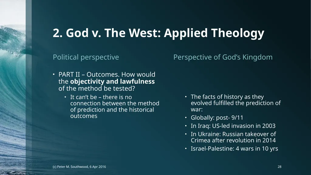 God v. The State Whose Laws Decide Future Peace or - slide 28 of 40