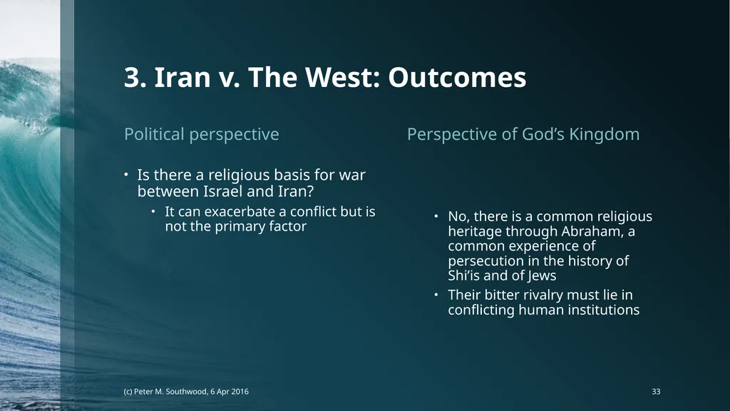 God v. The State Whose Laws Decide Future Peace or - slide 33 of 40