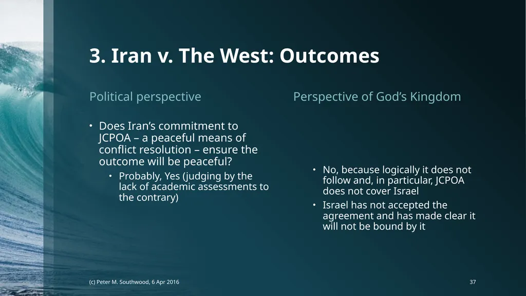 God v. The State Whose Laws Decide Future Peace or - slide 37 of 40