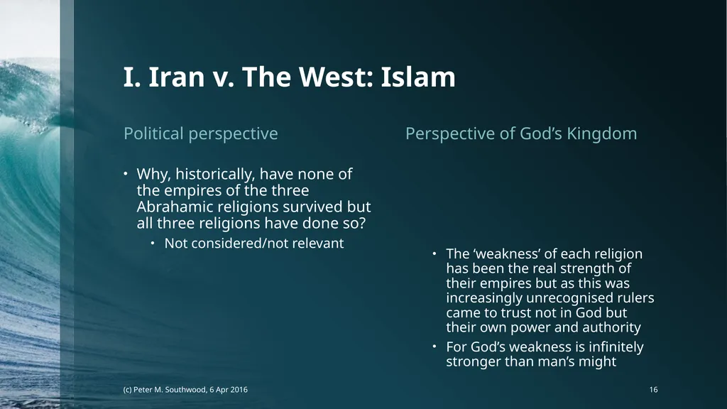 God v. The State Whose Laws Decide Future Peace or - slide 16 of 40