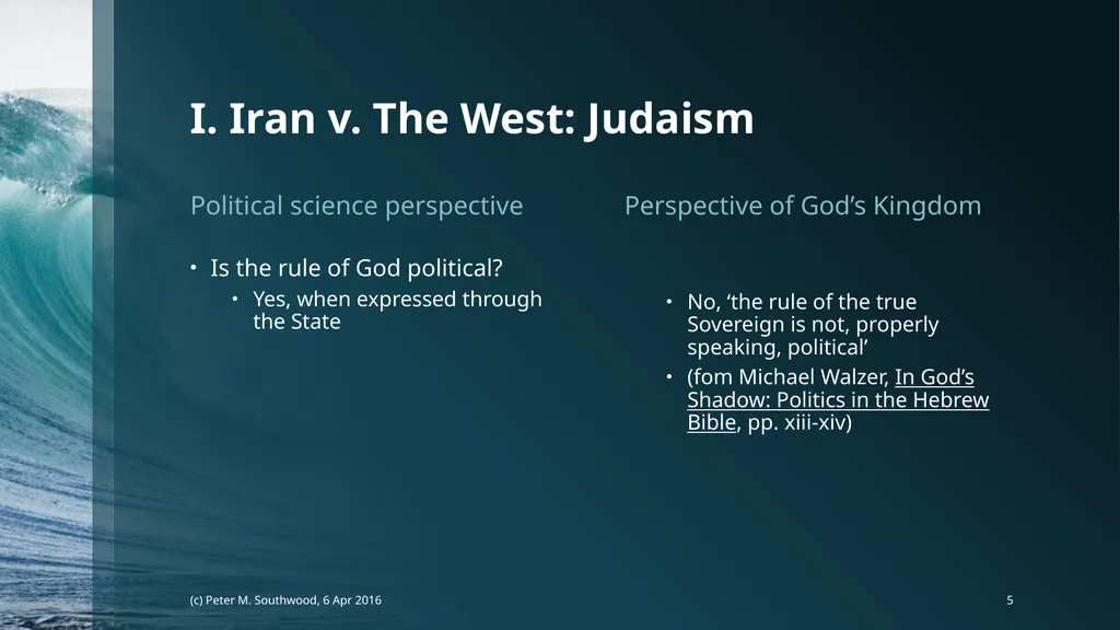 God v. The State Whose Laws Decide Future Peace or - slide 5 of 40