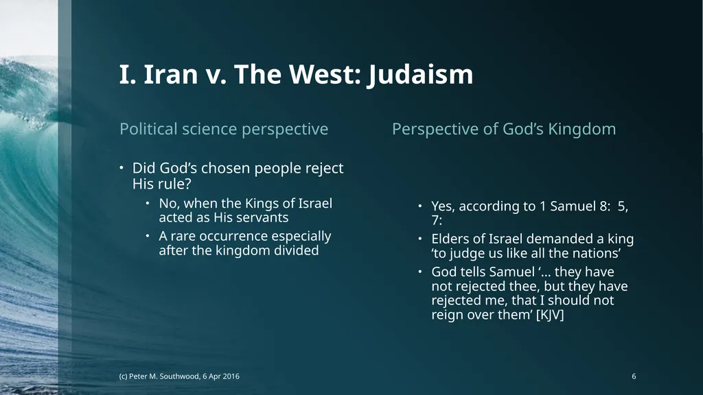 God v. The State Whose Laws Decide Future Peace or - slide 6 of 40