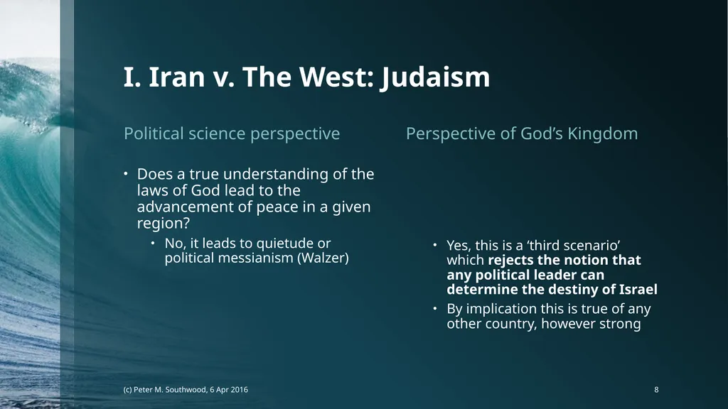 God v. The State Whose Laws Decide Future Peace or - slide 8 of 40