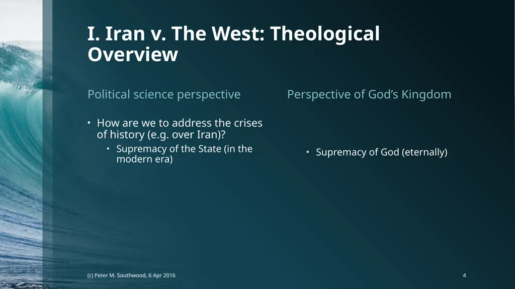 God v. The State Whose Laws Decide Future Peace or - slide 4 of 40
