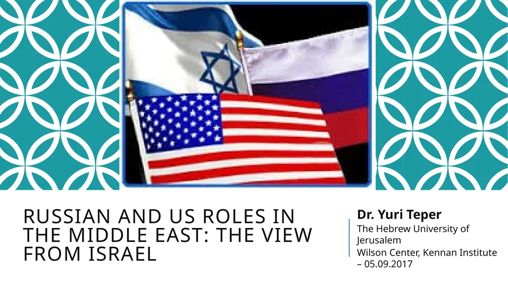 Russian and US Roles in the Middle East: The View