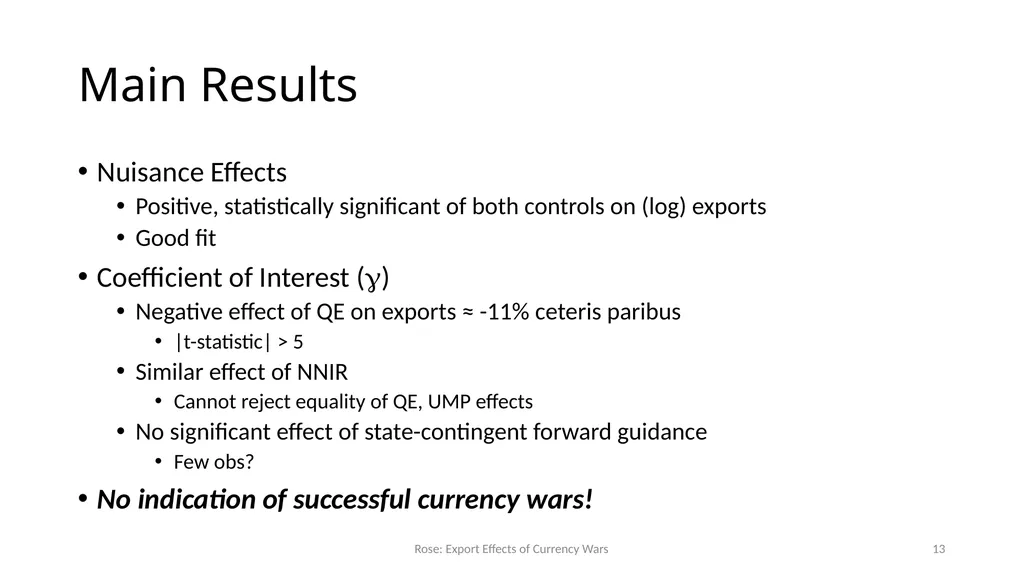 Currency Wars? Unconventional Monetary Policy Does - slide 13 of 20