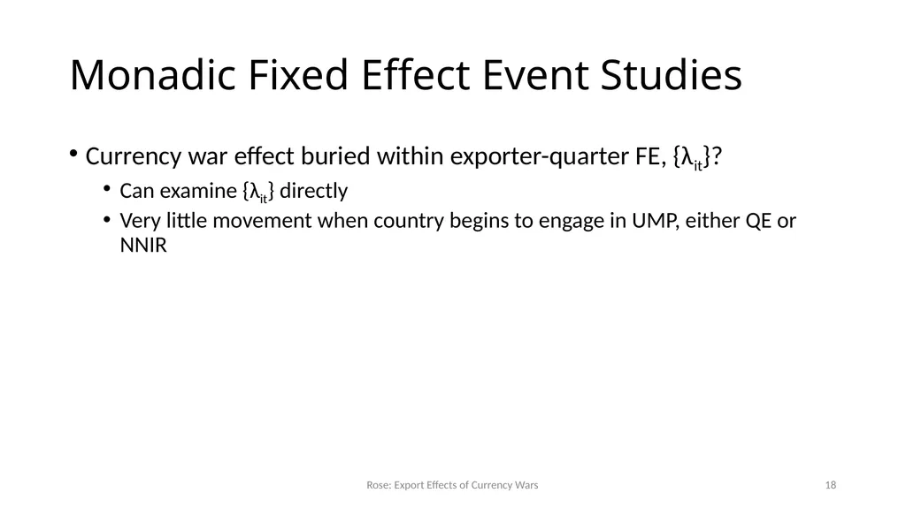 Currency Wars? Unconventional Monetary Policy Does - slide 18 of 20