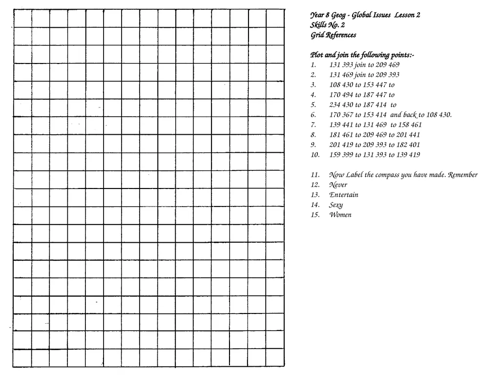 Year 8 Geography Readings Year 8 Geog – - slide 23 of 33