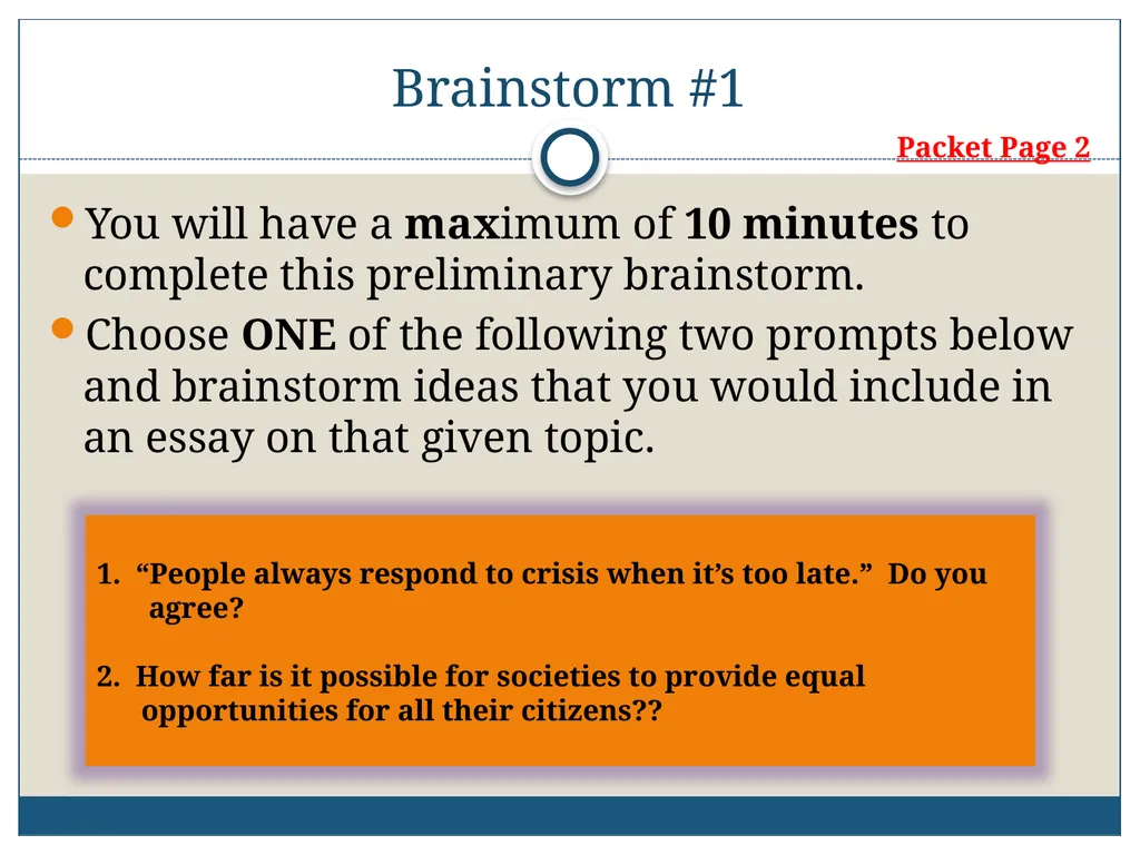 AICE: GP-9/Pavich 2012-2013 Writing the AICE - slide 4 of 70