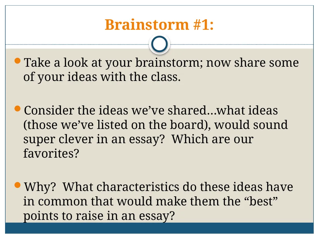 AICE: GP-9/Pavich 2012-2013 Writing the AICE - slide 5 of 70