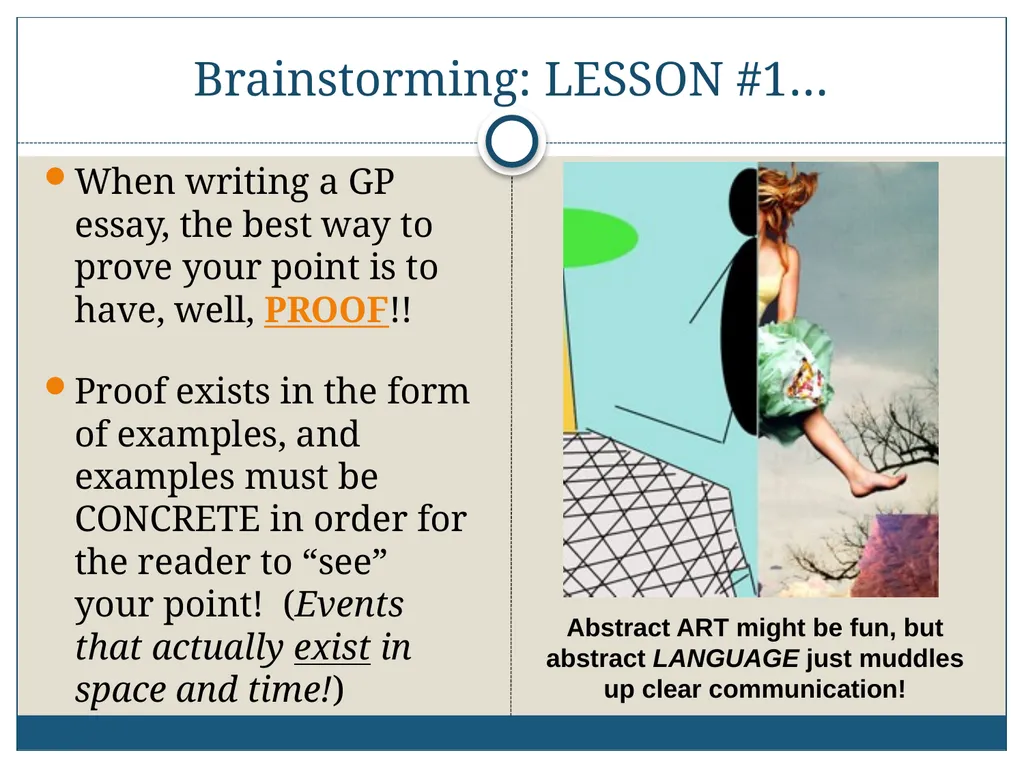 AICE: GP-9/Pavich 2012-2013 Writing the AICE - slide 6 of 70