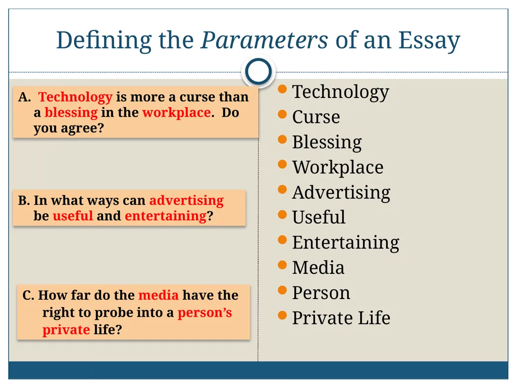 AICE: GP-9/Pavich 2012-2013 Writing the AICE - slide 37 of 70